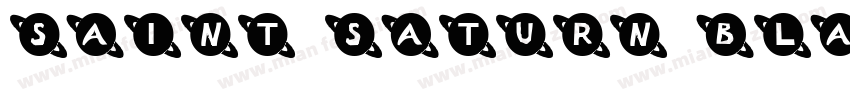 saint saturn black字体转换